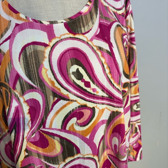Sunday Multicolor Tunic Top nwt Size 3X - Picture 4 of 9
